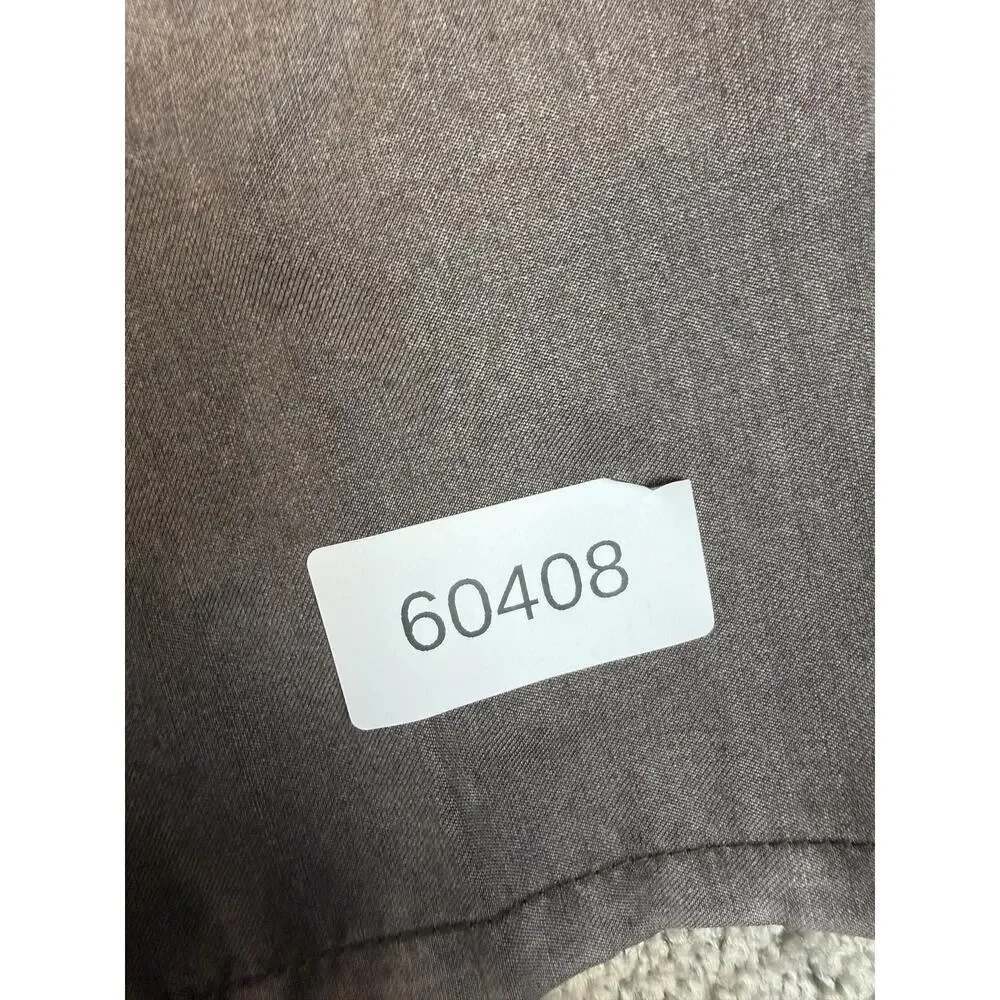 Canali Pants Mens 52 Brown Wool Chino Slim Fit Cotton Travel Easy Care Pockets